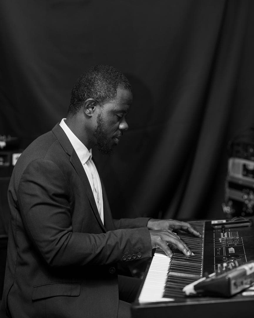 Aaron playing gospel piano